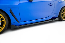 Seitenschweller Ansatz Cup Leisten V.3 passend für Subaru BRZ Mk2 schwarz Hochglanz