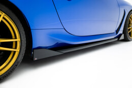 Seitenschweller Ansatz Cup Leisten V.3 passend für Subaru BRZ Mk2 schwarz Hochglanz