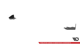 Hintere Seiten Flaps passend für Subaru BRZ Mk2 schwarz Hochglanz