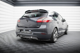 Heck Spoiler Aufsatz Abrisskante für Renault Megane GT Mk3 FL schwarz Hochglanz