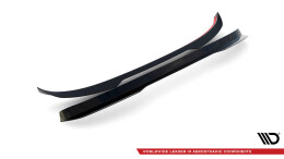 Heck Spoiler Aufsatz Abrisskante passend für Renault Megane GT Mk3 Facelift schwarz Hochglanz