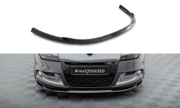 Cup Spoilerlippe Front Ansatz V.2 passend für Renault Megane GT Mk3 Facelift schwarz Hochglanz