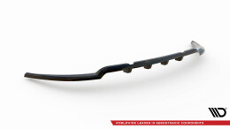 Mittlerer Cup Diffusor Heck Ansatz DTM Look passend für Renault Megane GT MK3 Facelift schwarz Hochglanz
