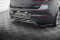 Mittlerer Cup Diffusor Heck Ansatz DTM Look passend für Renault Megane GT MK3 Facelift schwarz Hochglanz
