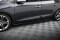 Seitenschweller Ansatz Cup Leisten für Renault Megane GT MK3 Facelift schwarz Hochglanz
