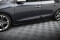 Seitenschweller Ansatz Cup Leisten passend für Renault Megane GT MK3 Facelift schwarz Hochglanz