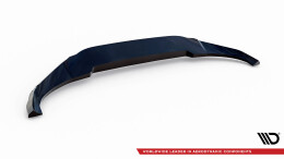 Cup Spoilerlippe Front Ansatz V.1 passend für BMW X6 M-Paket G06 Facelift schwarz Hochglanz