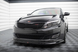 Cup Spoilerlippe Front Ansatz passend für Kia Optima Mk3 schwarz Hochglanz