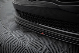 Cup Spoilerlippe Front Ansatz passend für Kia Optima Mk3 schwarz Hochglanz
