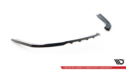 Mittlerer Cup Diffusor Heck Ansatz DTM Look passend für Kia Optima Mk3 schwarz Hochglanz