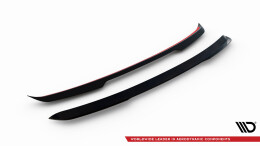 Heck Spoiler Aufsatz Abrisskante passend für VW ID.3 Mk1 schwarz Hochglanz