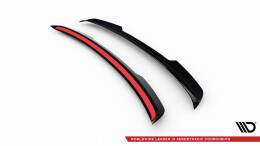 Heck Spoiler Aufsatz Abrisskante passend für VW ID.3 Mk1 schwarz Hochglanz