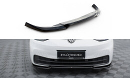 Cup Spoilerlippe Front Ansatz V.1 passend für VW ID.3 Mk1 schwarz Hochglanz