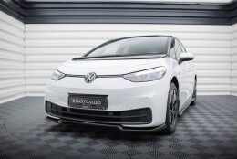 Cup Spoilerlippe Front Ansatz V.1 passend für VW ID.3 Mk1 schwarz Hochglanz