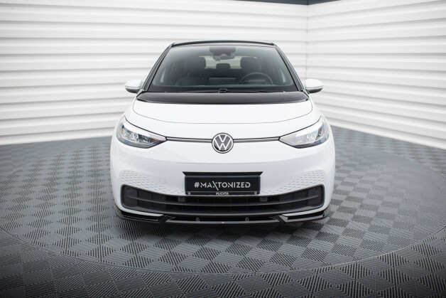 Cup Spoilerlippe Front Ansatz V.2 passend für VW ID.3 Mk1 schwarz Hochglanz
