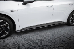 Seitenschweller Ansatz Cup Leisten passend für VW ID.3 Mk1 schwarz Hochglanz