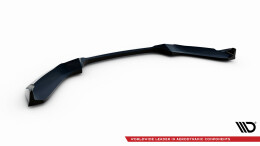 Cup Spoilerlippe Front Ansatz V.4 passend für CSL Look BMW 1er M-Paket / M140i F20 Facelift schwarz Hochglanz