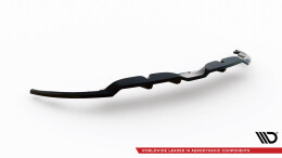 Mittlerer Cup Diffusor Heck Ansatz DTM Look passend für Renault Megane RS Mk3 schwarz Hochglanz