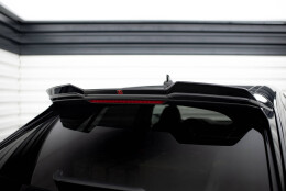 Oberer Heck Spoiler Aufsatz Abrisskante 3D passend für Audi RSQ8 Mk1 FL schwarz Hochglanz