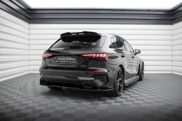 Heckansatz Audi RS3 Sportback 8Y schwarz Hochglanz