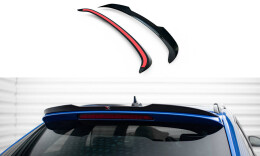 Heck Spoiler Aufsatz Abrisskante passend für Skoda Superb Sportline Combi Mk3 / Mk3 Facelift schwarz Hochglanz