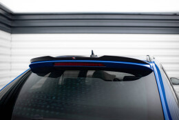 Heck Spoiler Aufsatz Abrisskante passend für Skoda Superb Sportline Combi Mk3 / Mk3 Facelift schwarz Hochglanz