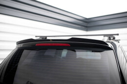 Heck Spoiler Aufsatz Abrisskante für VW Touareg Mk2 schwarz Hochglanz