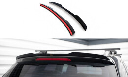 Heck Spoiler Aufsatz Abrisskante passend für VW Touareg Mk2 schwarz Hochglanz