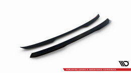 Heck Spoiler Aufsatz Abrisskante passend für VW Touareg Mk2 schwarz Hochglanz