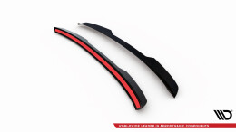 Heck Spoiler Aufsatz Abrisskante passend für VW Touareg Mk2 schwarz Hochglanz