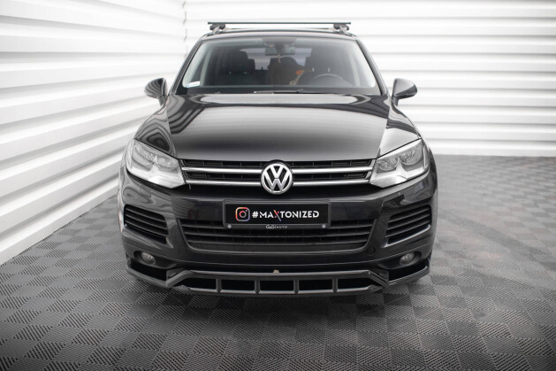 Heck Spoiler Aufsatz Abrisskante für Volkswagen Touareg Mk2 schwarz H,  144,00 €