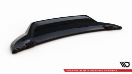 Cup Spoilerlippe Front Ansatz passend für VW Touareg Mk2 schwarz Hochglanz