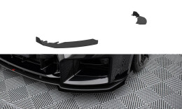 Front Stoßstange Flaps für BMW M2 G87 schwarz Hochglanz