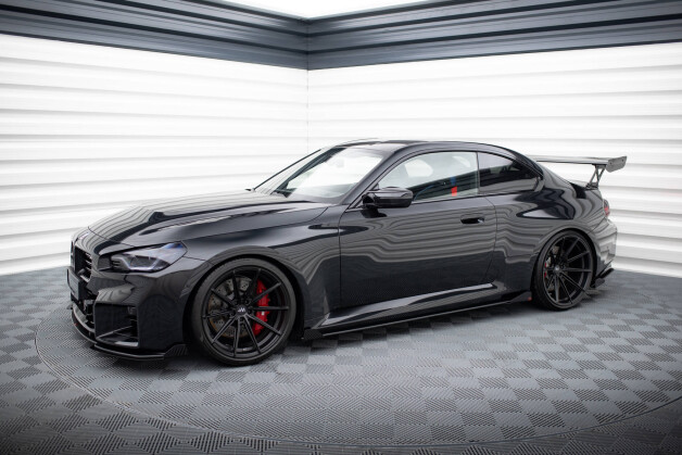 Seitenschweller Flaps passend für BMW M2 G87 schwarz Hochglanz