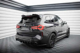 Heck Spoiler Aufsatz Abrisskante 3D für BMW X3 M F97 FL schwarz Hochglanz