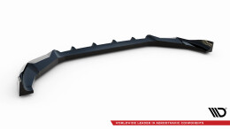Cup Spoilerlippe Front Ansatz V.1 passend für BMW X3 M F97 Facelift schwarz Hochglanz