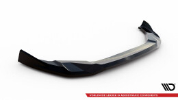 Cup Spoilerlippe Front Ansatz V.2 für BMW X3 M F97 Facelift schwarz Hochglanz