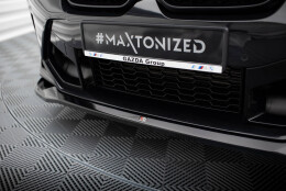 Cup Spoilerlippe Front Ansatz V.2 passend für BMW X3 M F97 Facelift schwarz Hochglanz