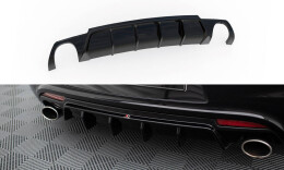 Heck Ansatz Diffusor V.2 für Volkswagen Scirocco R Mk3 schwarz Hochglanz