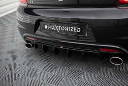 Heck Ansatz Diffusor V.2 passend für VW Scirocco R Mk3 schwarz Hochglanz