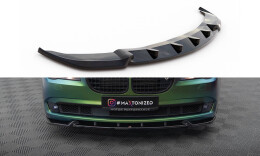 Cup Spoilerlippe Front Ansatz V.2 passend für BMW 7 F01 schwarz Hochglanz