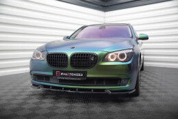 Cup Spoilerlippe Front Ansatz V.2 passend für BMW 7 F01 schwarz Hochglanz