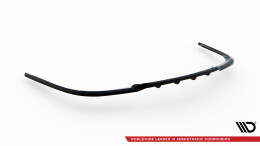 Mittlerer Cup Diffusor Heck Ansatz DTM Look passend für BMW 7 F01 schwarz Hochglanz
