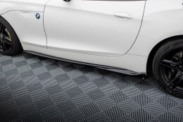 Seitenschweller Ansatz Cup Leisten für BMW Z4 E89 schwarz Hochglanz