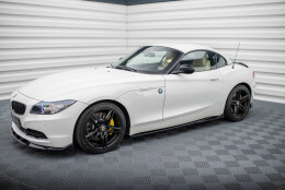 Seitenschweller Ansatz Cup Leisten passend für BMW Z4 E89 schwarz Hochglanz