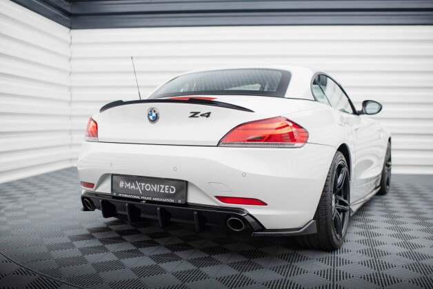 Heck Ansatz Diffusor passend für BMW Z4 E89 schwarz Hochglanz