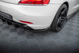 Heck Ansatz Flaps Diffusor passend für BMW Z4 E89 schwarz Hochglanz