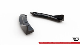 Heck Ansatz Flaps Diffusor passend für BMW Z4 E89 schwarz Hochglanz