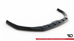 Cup Spoilerlippe Front Ansatz V.1 für Peugeot 308 Mk3 schwarz Hochglanz