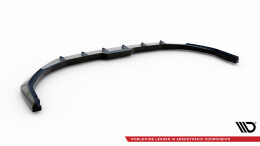 Cup Spoilerlippe Front Ansatz V.1 passend für Peugeot 308 Mk3 schwarz Hochglanz
